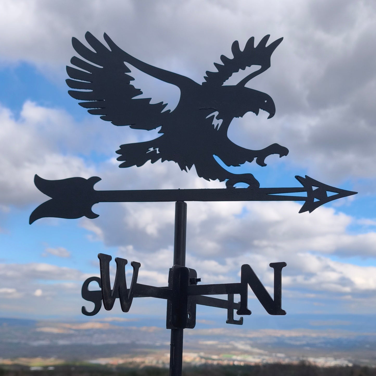 Kartal Figürlü Rüzgar Gülü