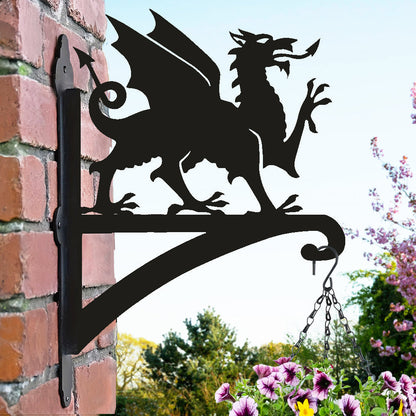 Ejderha Çiçek Metal Çiçek Askı Demiri