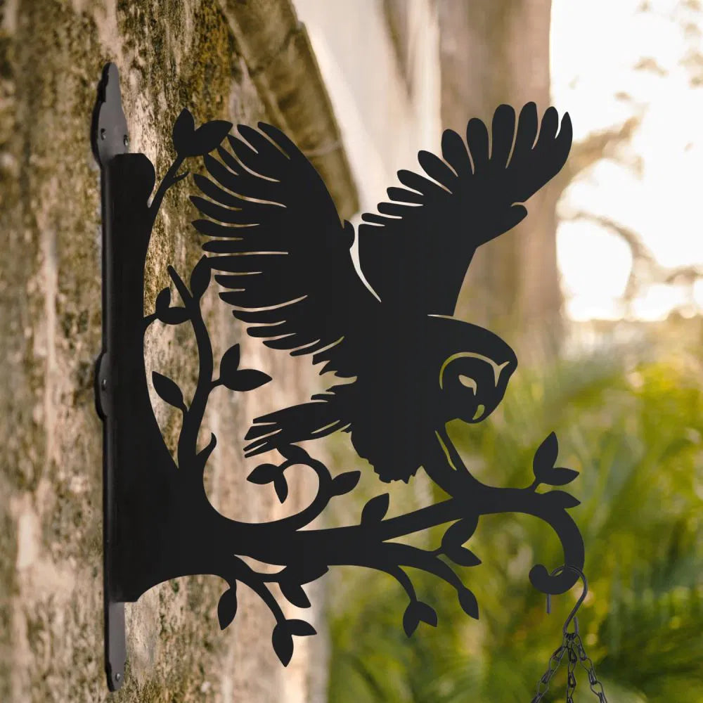 Baykuş Dekoratif Metal Çiçeklik