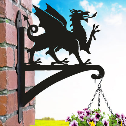 Ejderha Çiçek Metal Çiçek Askı Demiri