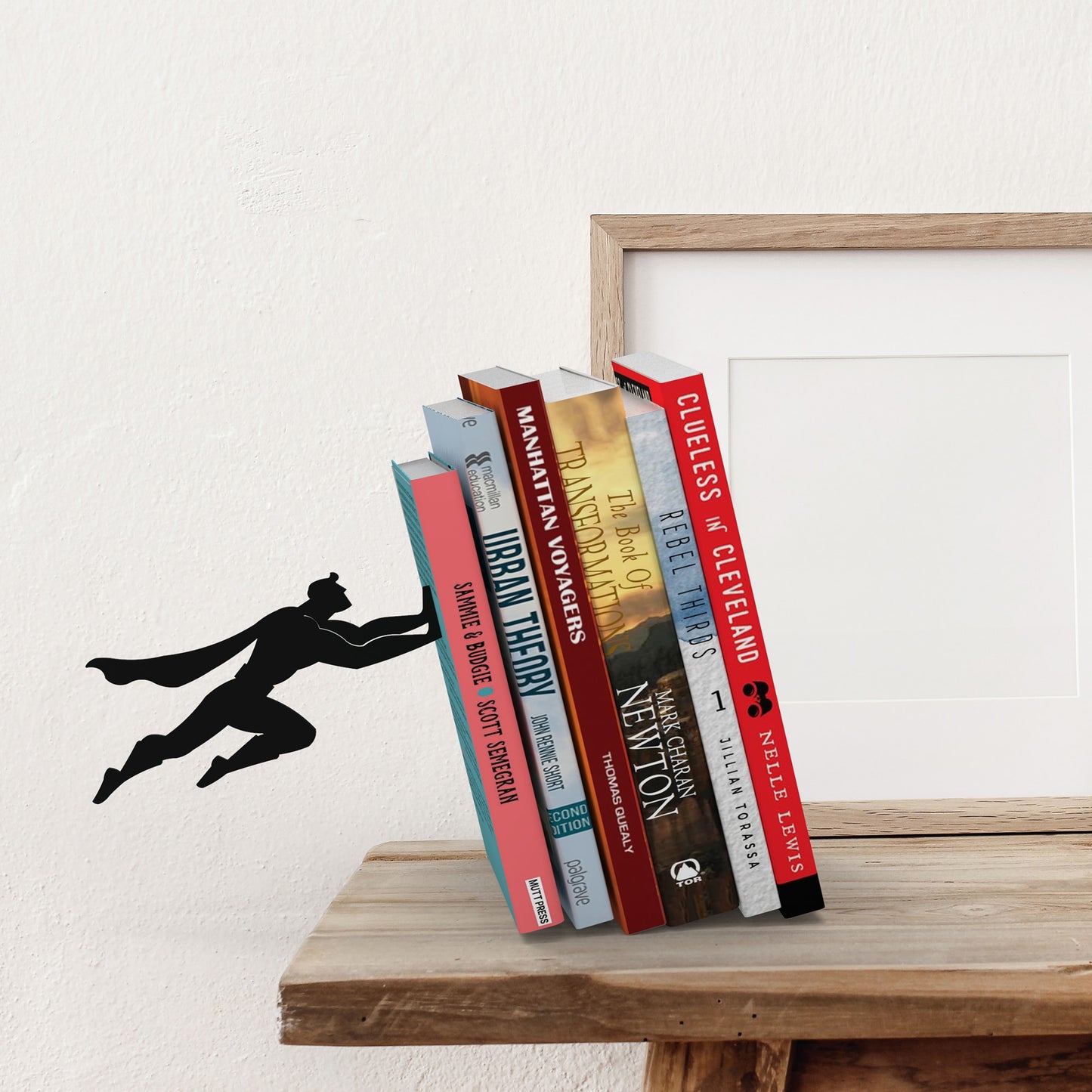 Süper Kahraman Kitap Tutucu Dekor