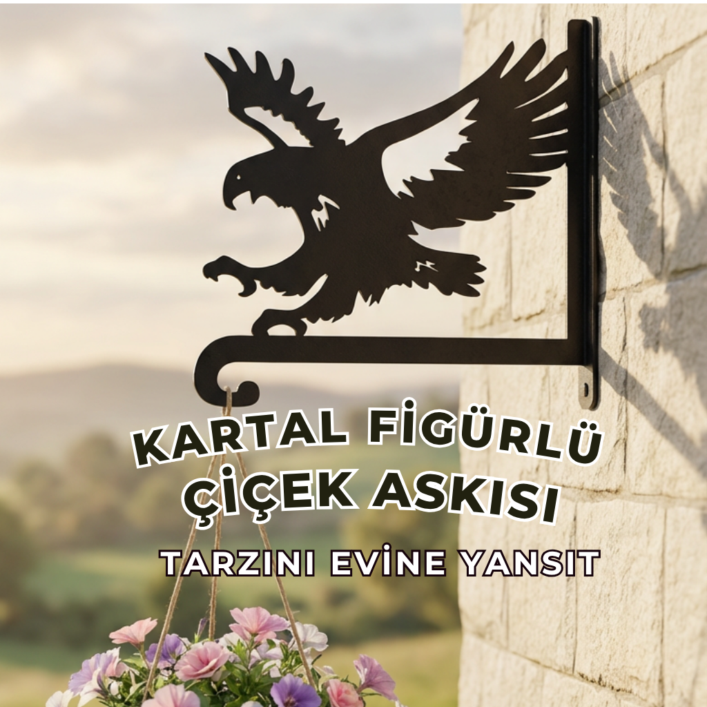 Kartal Figürlü Askı Metali