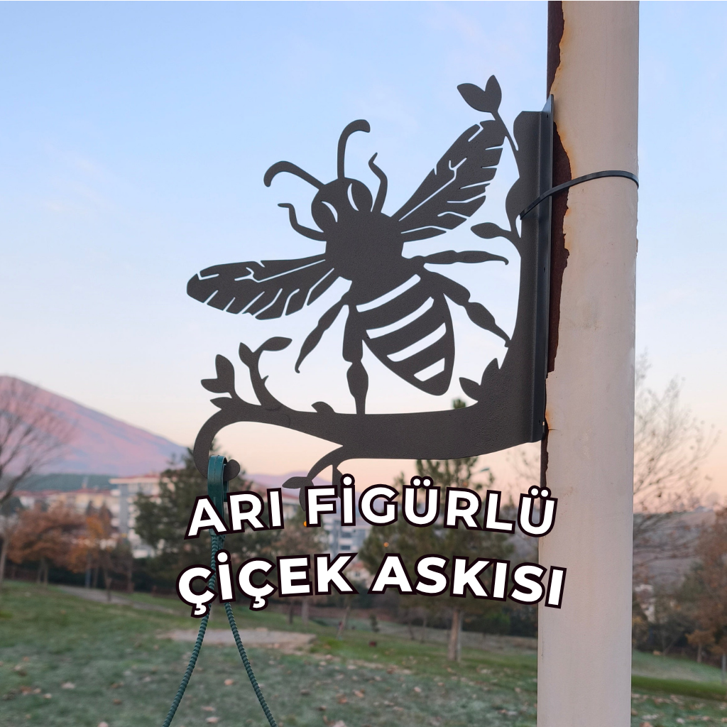 Kraliçe Arı Figürlü Askı Metali