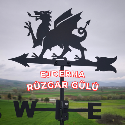 Ejderha Figürlü Rüzgar Gülü