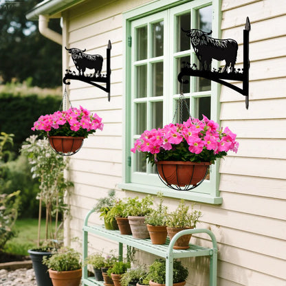 Yayla İneği Çiçeklik Askı Metali