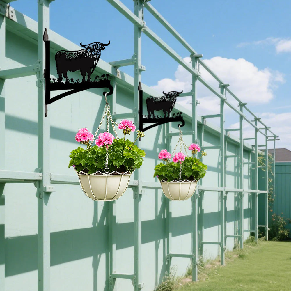 Yayla İneği Çiçeklik Askı Metali