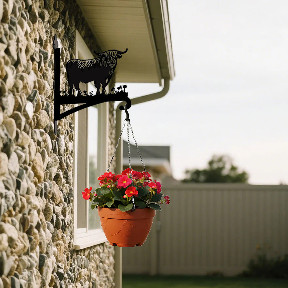 Yayla İneği Çiçeklik Askı Metali