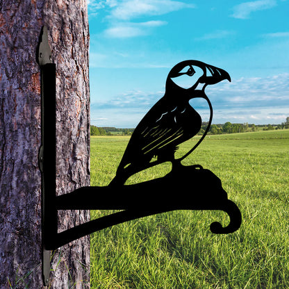 Kutup Martısı Kuşu Figürlü Çiçeklik Askı Metali