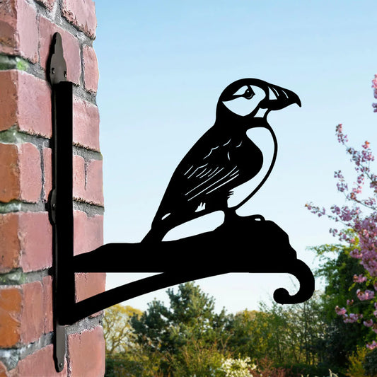 Kutup Martısı Kuşu Figürlü Çiçeklik Askı Metali