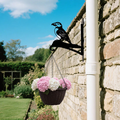 Kutup Martısı Kuşu Figürlü Çiçeklik Askı Metali