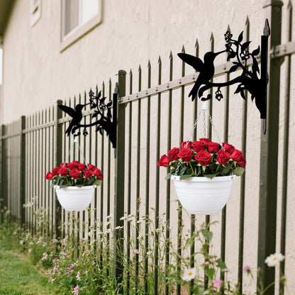 Sinekkuşu Kuşu Figürlü Çiçeklik Askı Metali