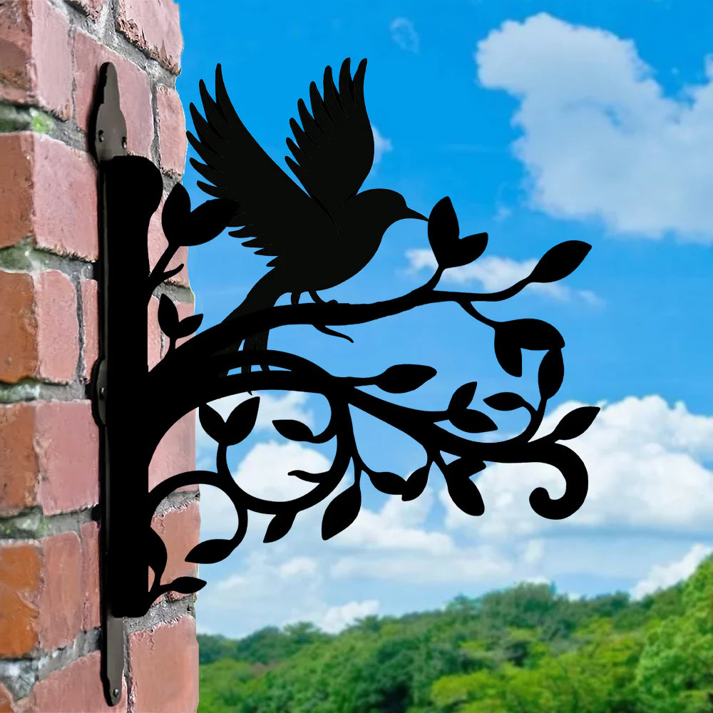 Yavru kuş Figürlü Çiçeklik Askı Metali