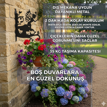 Peri Dokunuşu Metal Askı Demiri