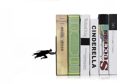 Bat - Book Kitap Tutucu Dekor