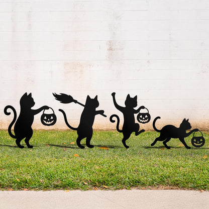 Şımarık Kediler Bahçe Dekor Seti