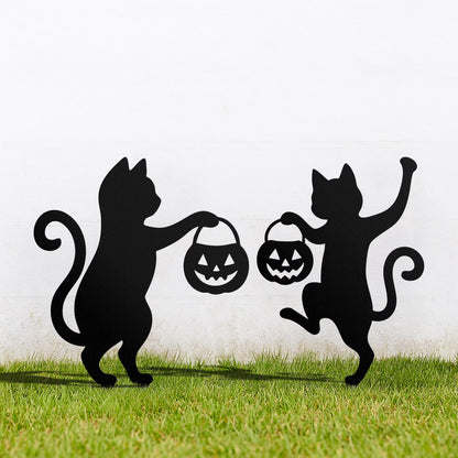 Şımarık Kediler Bahçe Dekor Seti