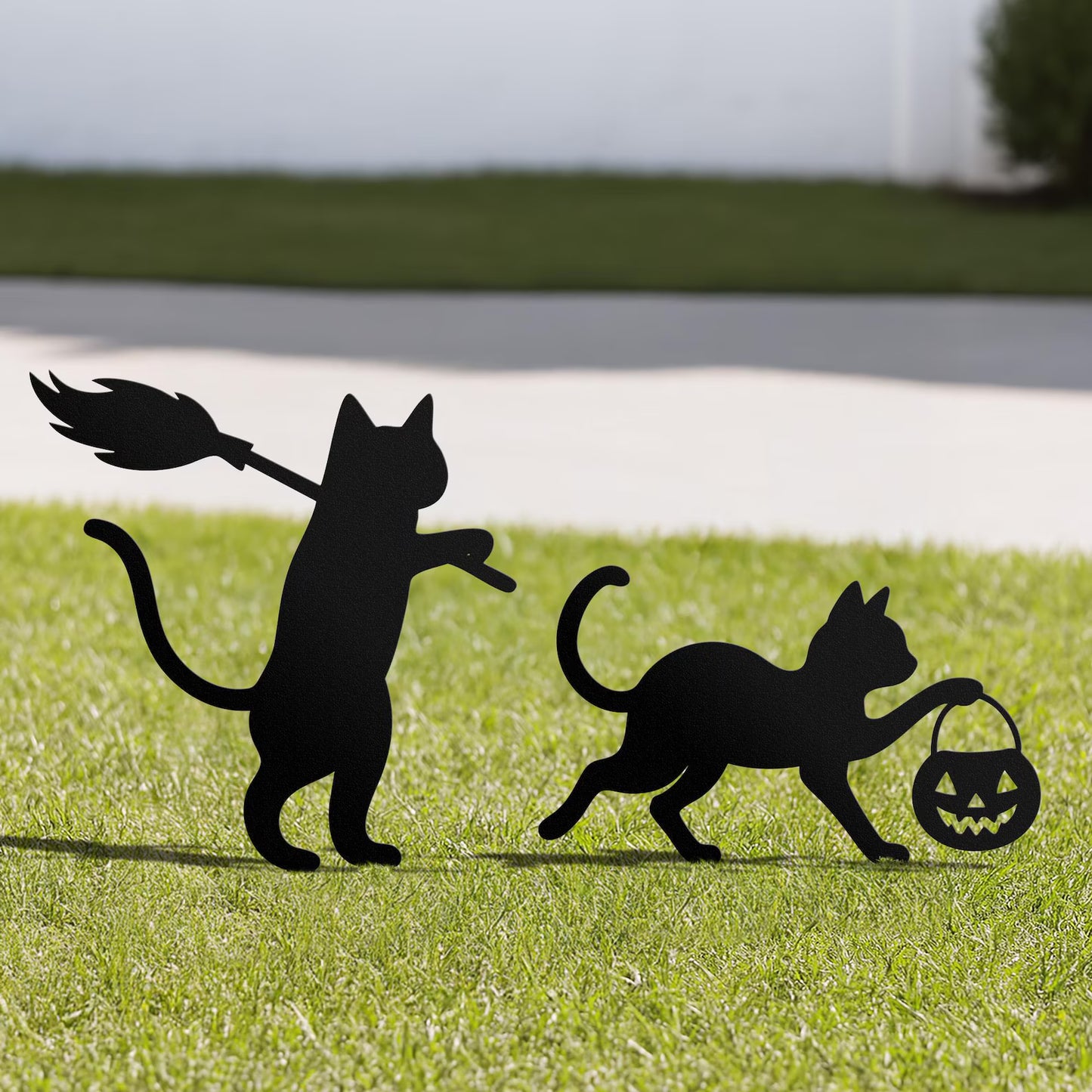 Şımarık Kediler Bahçe Dekor Seti