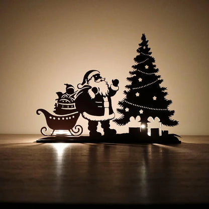 Noel Baba Yeni Yıl Mumluk Standı