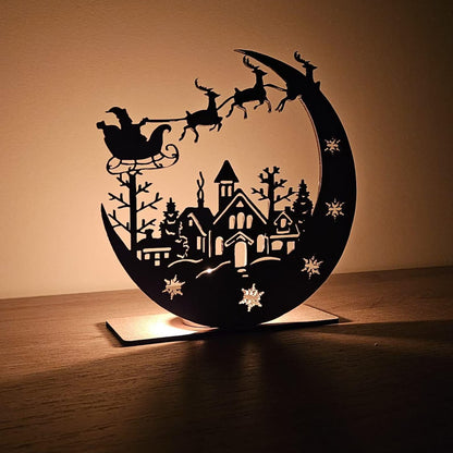 Noel Baba Gökyüzünde Mumluk Standı