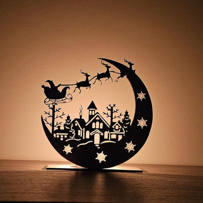 Noel Baba Gökyüzünde Mumluk Standı