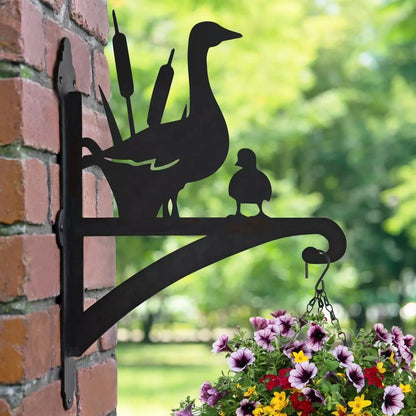 Ördek Figürlü Çiçeklik Askı Metali