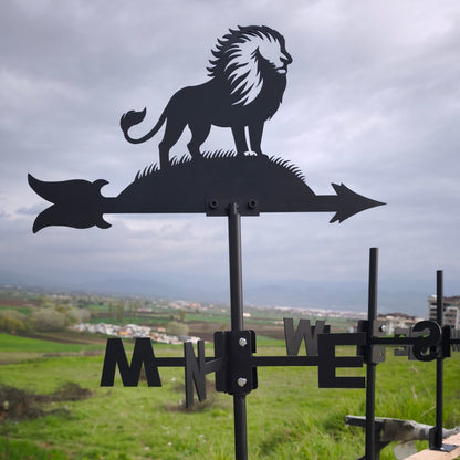 Aslan Figürlü Rüzgar Gülü