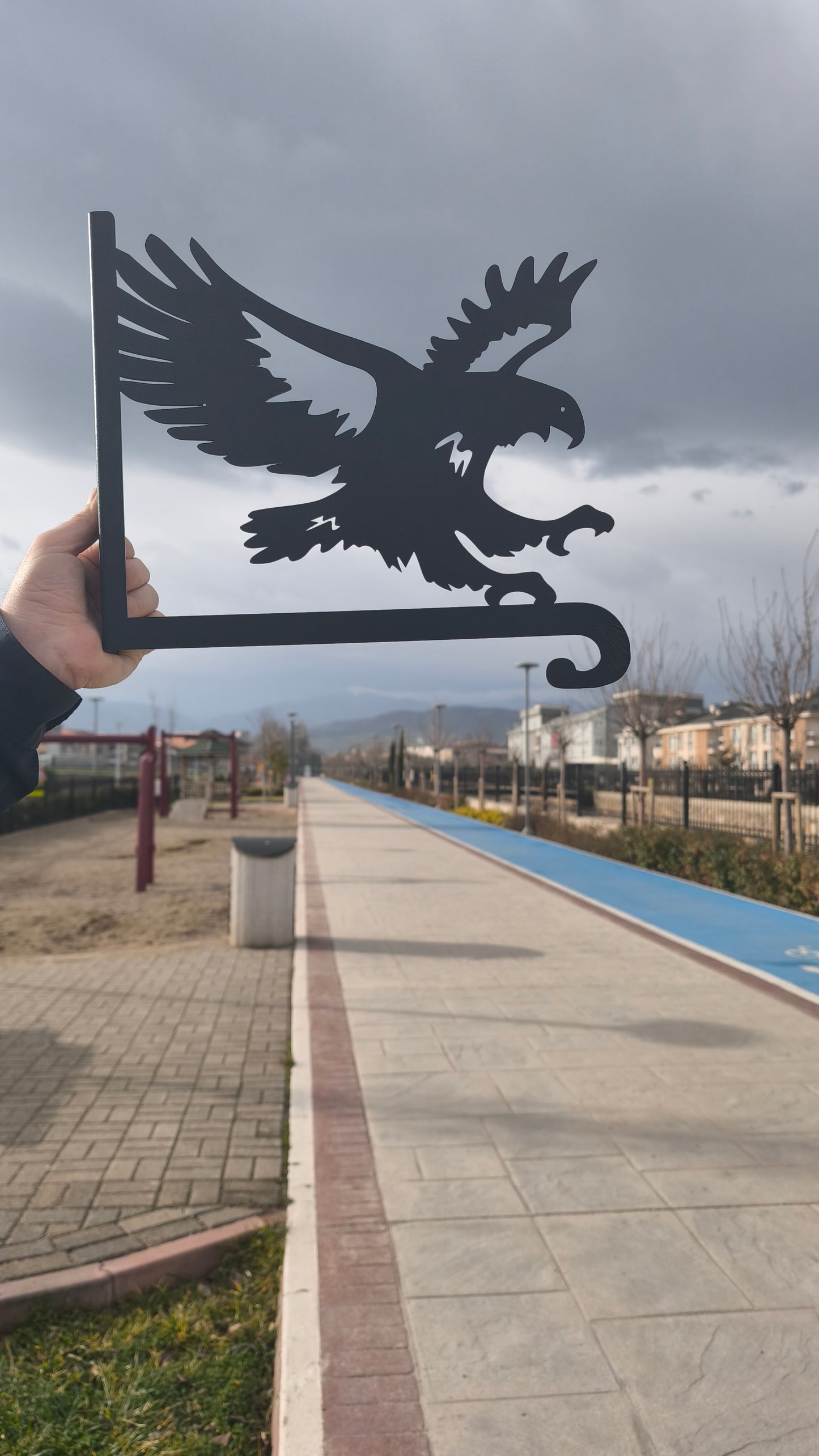Kartal Figürlü Askı Metali